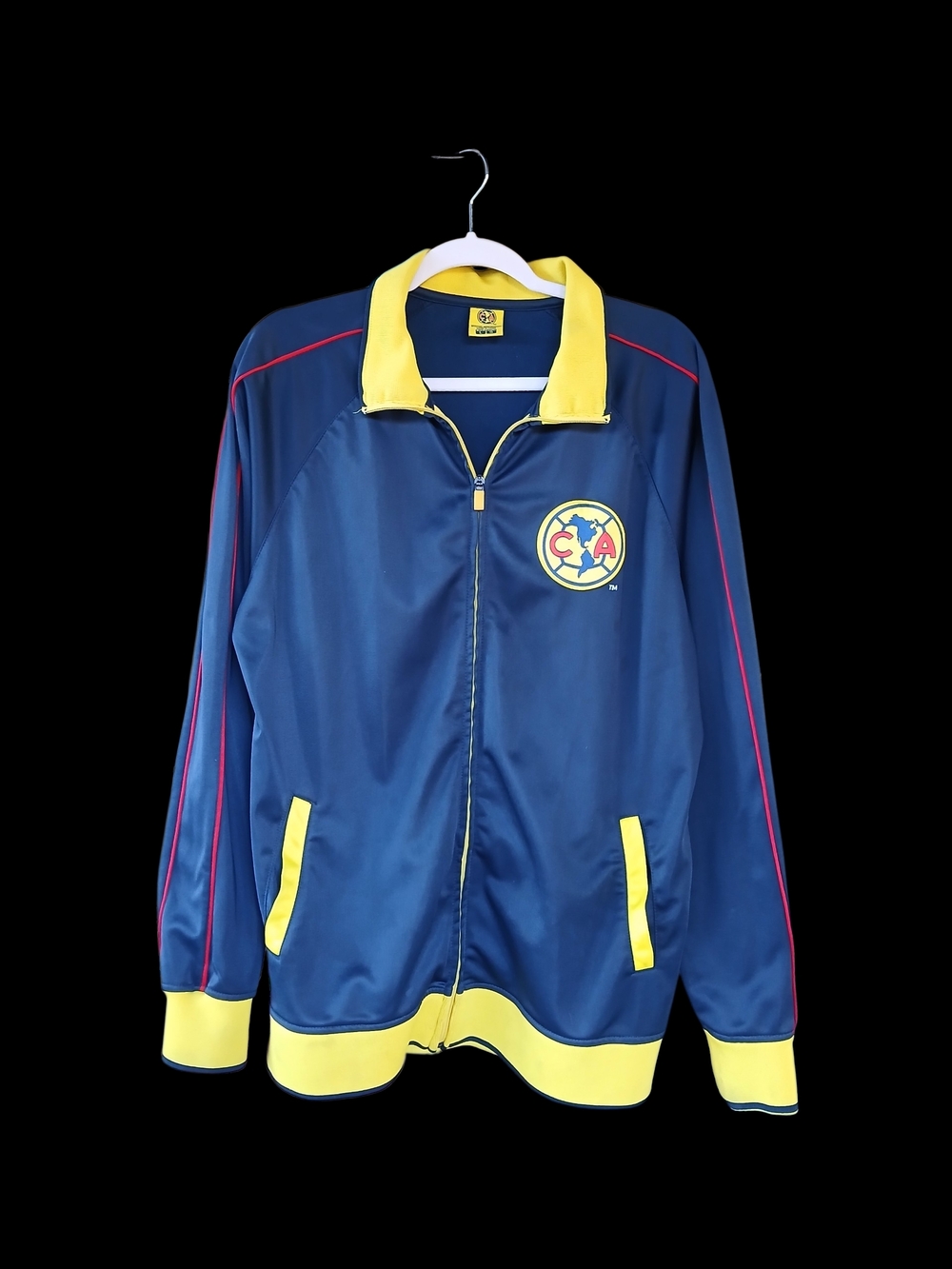 Club América Soccer Navy & Yellow Track Jacket